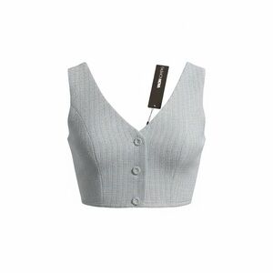 Fashion Nova- Like A Lady Top - Blue/combo